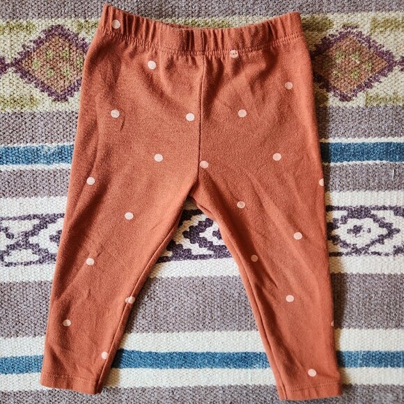 Orange polka dot sweatsuit matching set - Picture 4 of 4